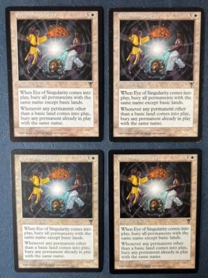 MTG 4X VISIONS EYE OF SINGULARITY MAGIC THE GATHERING ENCHANTMENT RARE WHITE - Image 1 of 4