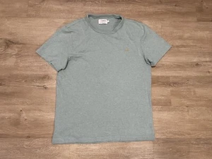 Farah T-Shirt Mens Sz M Medium Logo Embroidered Green Heather Short Sleeve - Picture 1 of 7