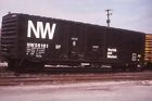 DUPLICATE RAILROAD SLIDE NORFOLK & WESTERN RAILWAY 56161 boxcar  PENNSYLVANIA
