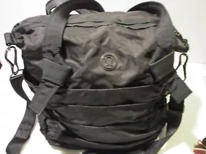 Lululemon Athletica Multicompartment Workout/Multipurpose Bag, Black - Picture 1 of 12