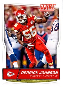 2016 Score Derrick Johnson #166 Kansas City Chiefs