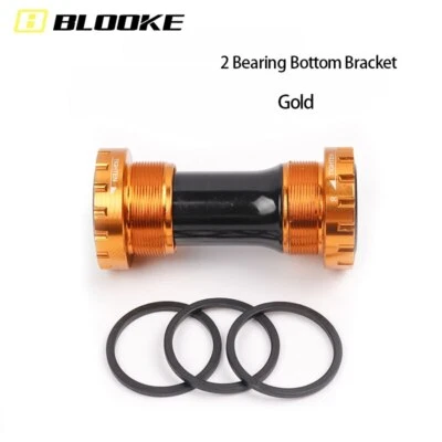 Soporte inferior roscado BLOOKE MTB 68 73mm 2 rodamientos para juego de bielas SHIMANO IXF Foto 1 de 4