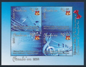 2014 NIUAFO'OU (TONGA) CHRISTMAS MINI SHEET FINE MINT MNH - Picture 1 of 1