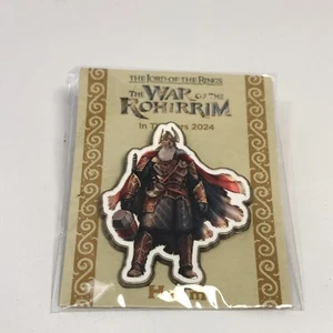 Lord of the Rings The War of Rohirrim 2024 Official Promo Pin Helm New - Picture 1 of 6