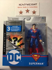DC Heroes Unite - Superman - 4 inch Action Figure 1st Edition by Spin Master - Picture 1 of 4