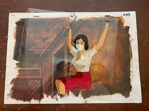 LA BLUE GIRL  Anime Production Original Cel w/ Background #2 - Picture 1 of 6