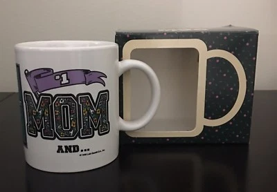 Vintage 1998 Laid back #1 MOM And My Kids Biggest Fan  Coffee Mug ( New) - Image 1 of 4