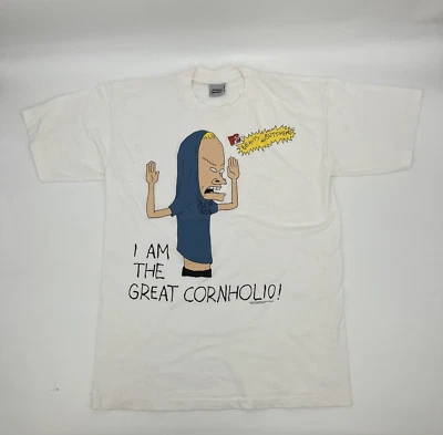 Vintage 1995 Stanley Desantis "Cornholio" t-shirt size XL - Изображение 1 из 4