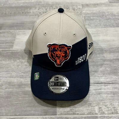 New Era 2023 Chicago Bears 39THIRTY NFL Sideline On-Field Cap Retro Size M/L - Image 1 of 4