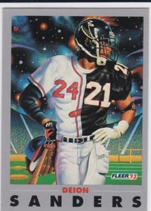 Deion Sanders 1993 Fleer Provision Baseball Football Karte Coach Prime CU BUFFS! - Bild 1 von 2