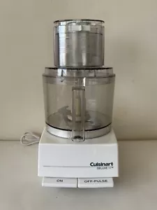 Cuisinart Deluxe 11 Cup Food Processor & Accessories Tested Works - Picture 1 of 13