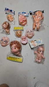 (10) Piece Lot New Old Stock Fibre Craft And More Doll Parts - Picture 1 of 7