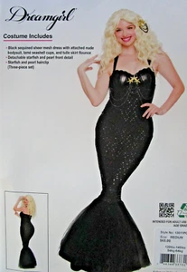 New DARK MERMAID Halloween Costume by Dreamgirl  * Size MEDIUM (120-140 lbs) - Picture 1 of 3