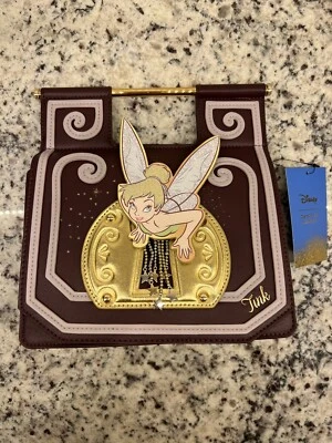Danielle Nicole Disney Tinker Bell Keyhole Pixie Maroon Dust Crossbody Bag - Image 1 of 4