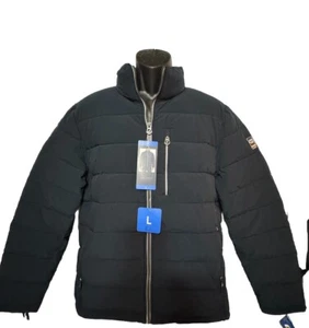 Chaqueta acolchada elástica Nautica para hombre azul talla L azul cremallera completa - Imagen 1 de 9