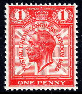 KGV SG435 1929 1d Scarlet PUC Postal Union Congress Unmounted Mint MNH