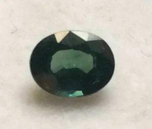 Sapphire Green Blue Natural Genuine Earth Mined Untreated Oval 5.5x4mm 0.6ct. - Picture 1 of 5