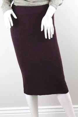 Sweater Midi Skirt 41 Hawthorn Size Small Petite Color Burgundy NWT - Image 1 of 4