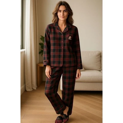 Conjunto de Pijama Lauren Ralph Lauren L con Zapatillas Logo Bordado Mujer Talla 9Nuevo Foto 1 de 4