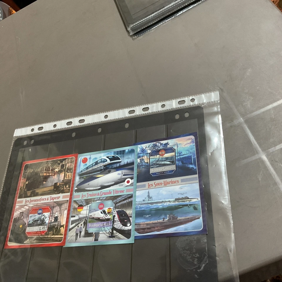 Rep Gabonaise X 3 CTO Stamp Mini Sheets Circ 2023 — 第 1/1 张图片