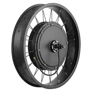 Yescom 20"x4" Fat Tire 48V Ebike Front Wheel Bicycle Conversion Kit 1000W - Picture 1 of 8