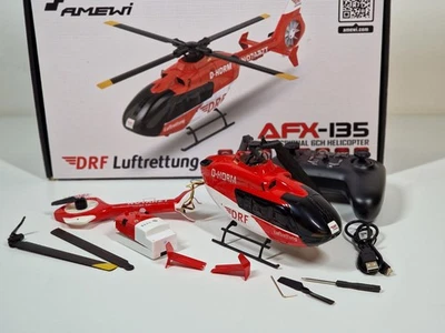 Amewi 25338 DRF AFX-135 PRO Rc Helikopter Brushless 6-Kanal Luftrettung Heli - Bild 1 von 4