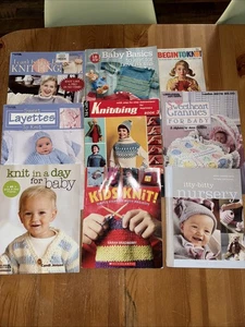 Lot Of 9 Knitting Pattern Books - Leisure Arts, American Thread, Make It! & More - Picture 1 of 4