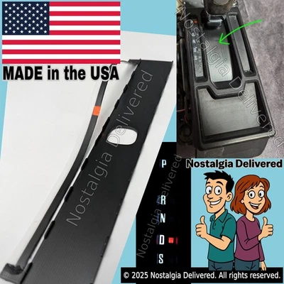 Deslizante de palanca de cambios con tira indicadora de engranajes | Ford Mustang 2010-2012 | Reemplazo de TPU Foto 1 de 4