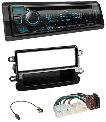Kenwood Bluetooth USB CD MP3 DAB Autoradio für Dacia Lodgy Dokker Duster Sandero - Bild 1 von 4