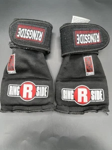 Ringside Quick Wrap Gel Shock MMA Boxing Hand Wraps, L/XL Black - Picture 1 of 8