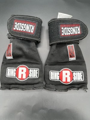 Ringside Quick Wrap Gel Shock MMA Boxing Hand Wraps, L/XL Black - Image 1 of 4