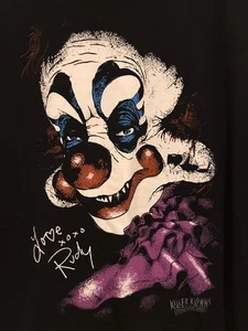 Killer Klowns From Outer Space XL T-shirt Goodie Two Sleeves LOVE RUDY - Picture 1 of 3
