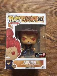 Funko Pop! Games Street Fighter AKUMA Vinyl Figure203 NIB GameStop Exclusive - Picture 1 of 12