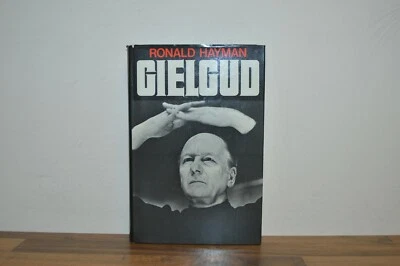 John Gielgud - Ronald Hayman - Signed Letter - H/B First Edition (#8) - Image 1 of 4