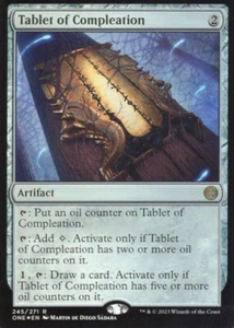 TABLET OF COMPLEATION 245/271 FOIL PHYREXIA: ALL WILL BE ONE MTG MAGIC NM - Picture 1 of 1