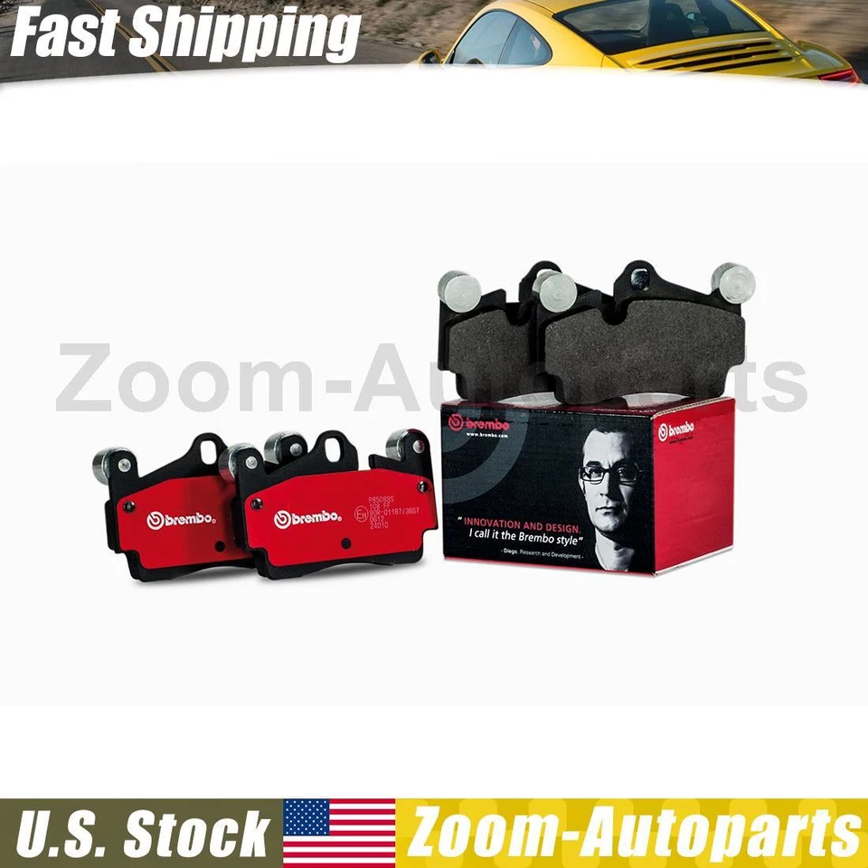 Fits 2011 2012 2013 2014 2015 2016 BMW 550i xDrive Brembo Brake Pads Rear - Image 1 of 1