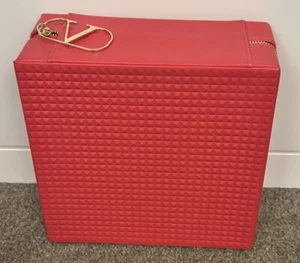 Valentino VIP Red Studs Signature Large Vanity Case Makeup Box Jewellery Box - Picture 1 of 5