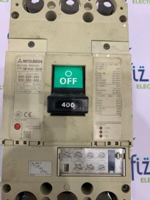Interruptor de fusibles Mitsubishi NF400-SEW 400A 3 polos envío rápido gratuito Foto 1 de 4