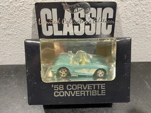 Hot Wheels Edizione Limitata da Collezione Classic 58 Corvette Cabrio 1576/5000 - Foto 1 di 2
