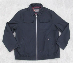 Ben Sherman Jacket Mens 2XL Navy Bomber Style Full Zip Pockets - Picture 1 of 15
