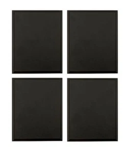 Pack of 4 Solid Black Finish Blank Wood Plaque 4-1/2"x6-1/2" Only $5.95 ea.(PL39 - Picture 1 of 1