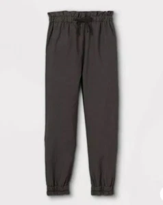 *NWT* Art Class Charcoal Gray Utility Joggers Girls Small (6/6x) - Picture 1 of 5