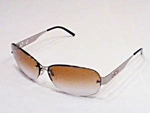 (B5) Vintage Dolce Gabanna Italian Sunglasses - Rimless - Gunmetal Gray DD6037 - Picture 1 of 7