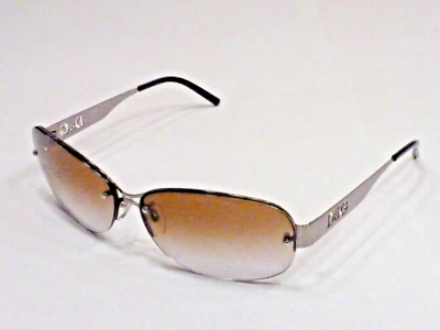 (B5) Gafas de sol italianas Dolce Gabanna vintage - sin montura - gris bronce DD6037 Foto 1 de 4