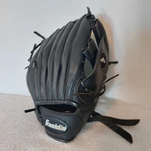 Franklin Sports RTP 8.5" Teeball Glove Black/Silver - Picture 1 of 4