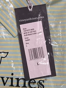 Camisa Polo Vineyard Vines Para Hombre Talla L Bradley Performance Rayas Sankaty - SUNNY - Imagen 1 de 4