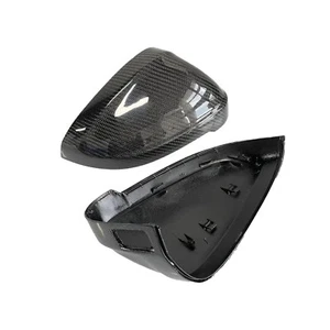 Cubiertas de espejo retrovisor de fibra de carbono real para Audi A4 B9 S4 A5 S5 RS5 2017-2024 2 piezas L+R - Imagen 1 de 8