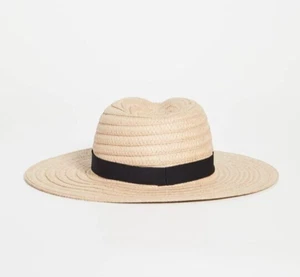 Madewell 298583 Women's Packable Braided Straw Hat, Natural Multi, SM/MD - Picture 1 of 3