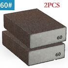 2Pcs Grits 60-320# Wall Grinding Sponge Sand Block Sandpaper Polished Sand Brick