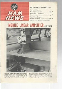 General Electric GE Ham News Radio newsletter November 1960 - Picture 1 of 1